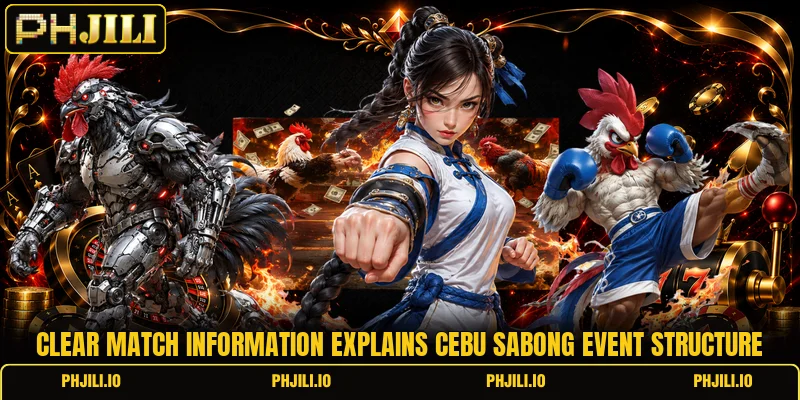 Clear match information explains cebu sabong event structure