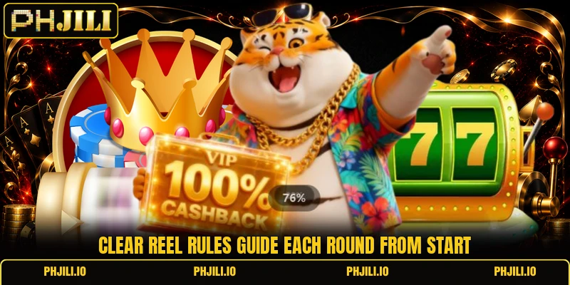 Clear reel rules guide each round from start