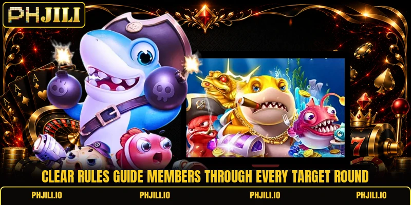 Clear rules guide members through every target round