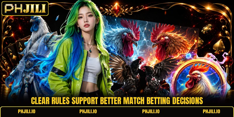 Clear rules support better match betting decisions