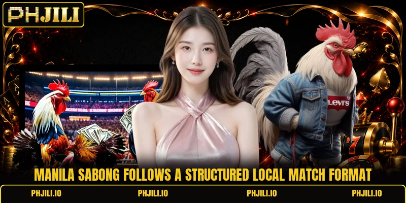 Manila sabong follows a structured local match format
