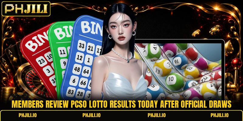 Members review pcso lotto results today after official draws