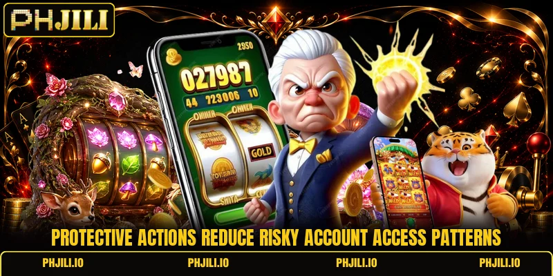 Protective actions reduce risky account access patterns