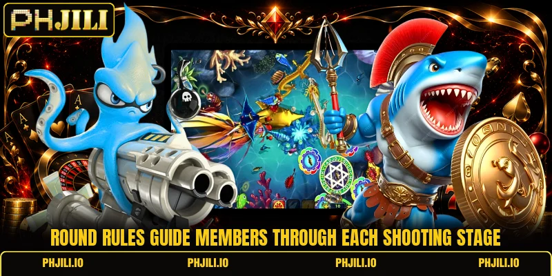 Round rules guide members through each shooting stage